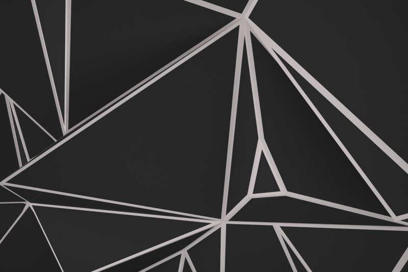 black-3d-polygonal-backgrounds