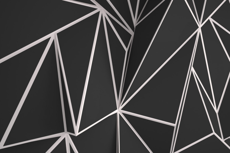 black-3d-polygonal-backgrounds