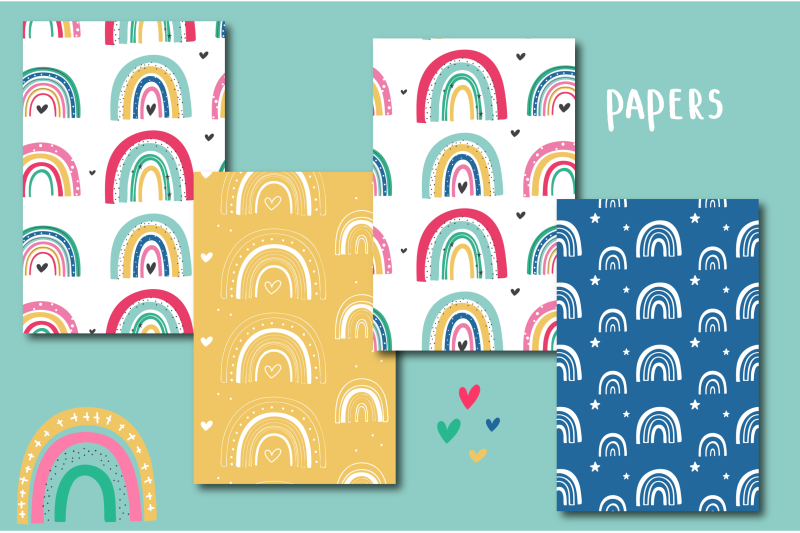 colourful-rainbow-paper