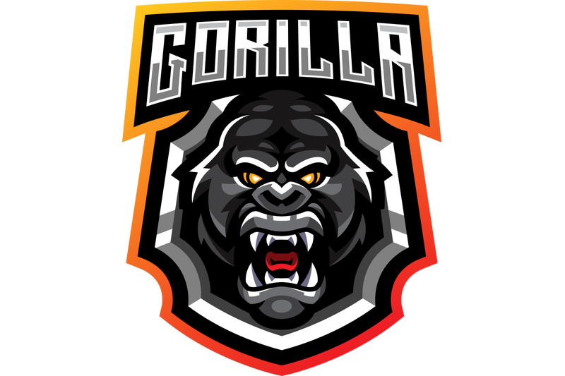 gorilla-head-esport-mascot-logo