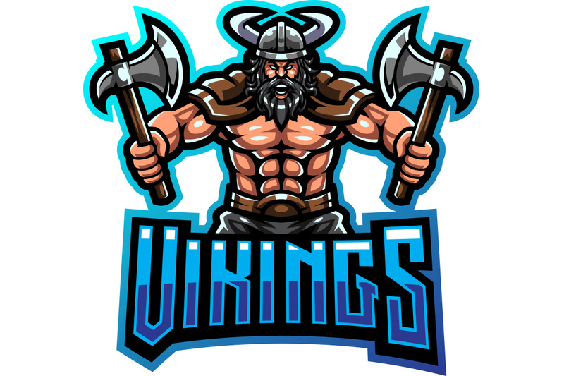 viking-mascot-gaming-logo-design-holding-axe