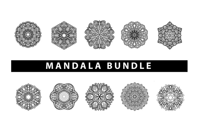 mandala-art-bundle-black-and-grey