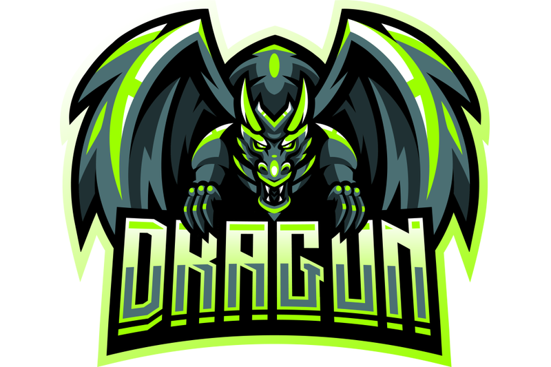 dragon-king-mascot-logo