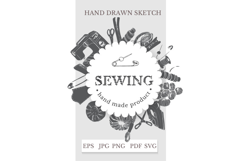 sewing-clipart-hand-drawn-sewing-items-sewing-logo