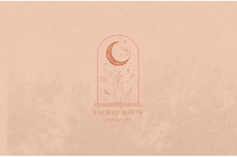 sacred-moon-logo-templates-kit-spiritual-logo-seamless-pattern