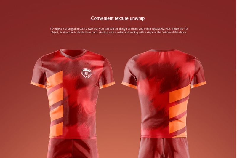 Soccer Uniform Animated Mockup By rebrandy | TheHungryJPEG.com