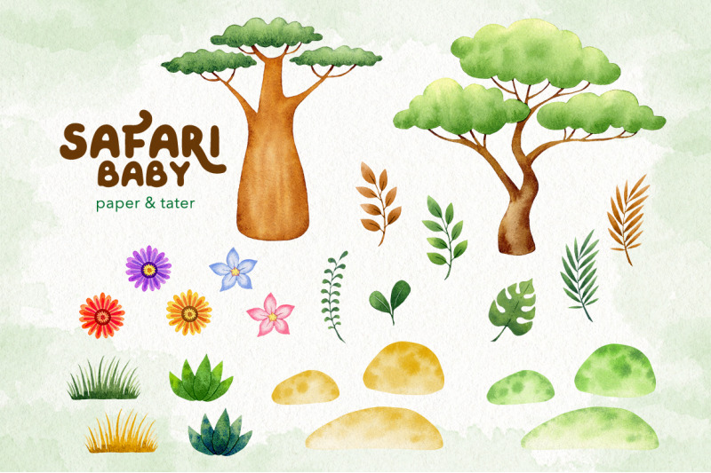 watercolor-safari-baby-animals-clipart-graphics