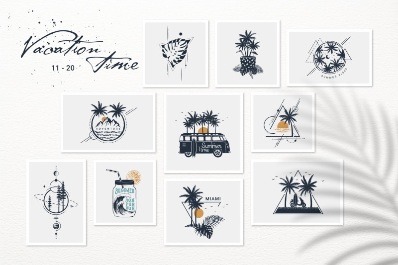 50-logos-amp-badges-vacation-time
