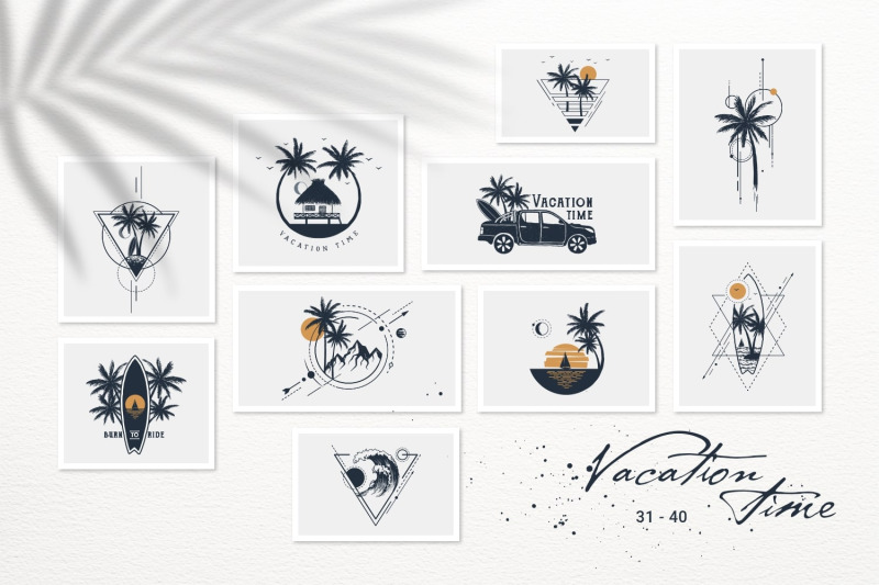 50-logos-amp-badges-vacation-time