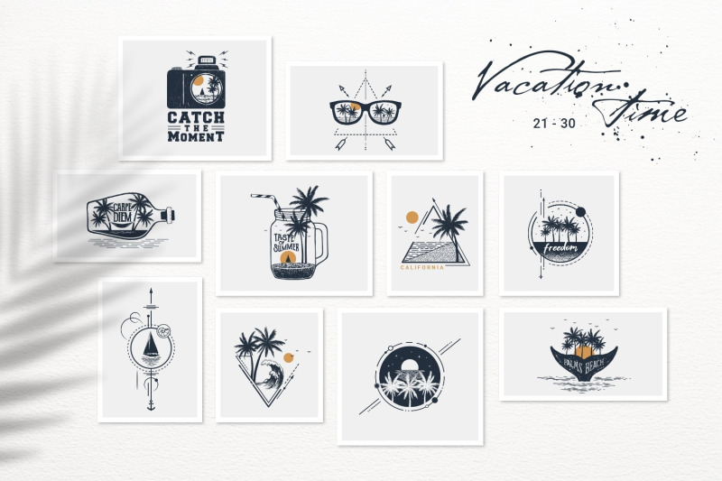 50-logos-amp-badges-vacation-time