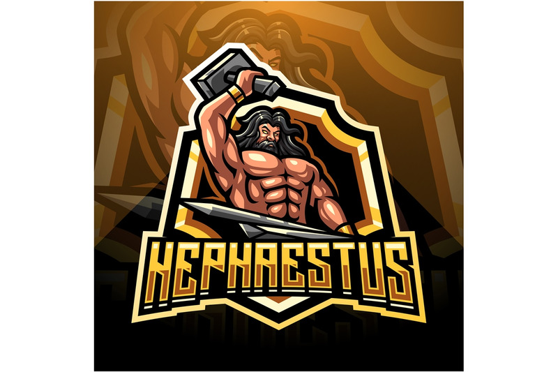 hephaestus-esport-mascot-logo