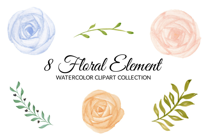 colorful-rose-flower-watercolor-clipart-collection