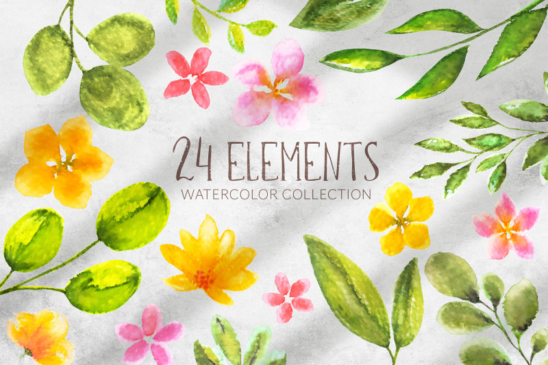 24-watercolor-elements