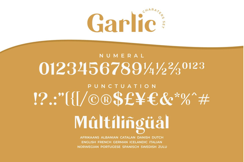 garlic-elegant-font