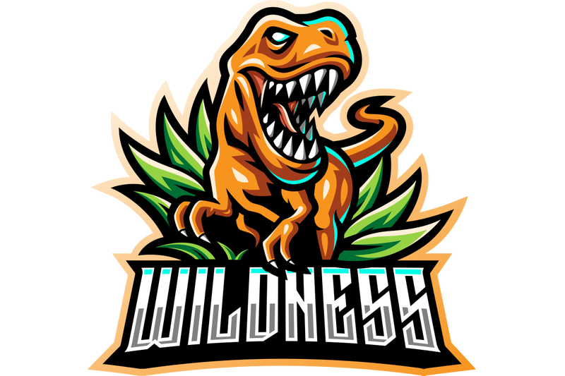 dinosaur-sport-mascot-logo