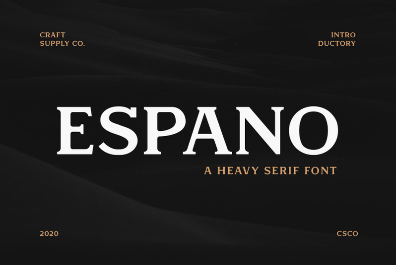 espano-a-heavy-serif-font