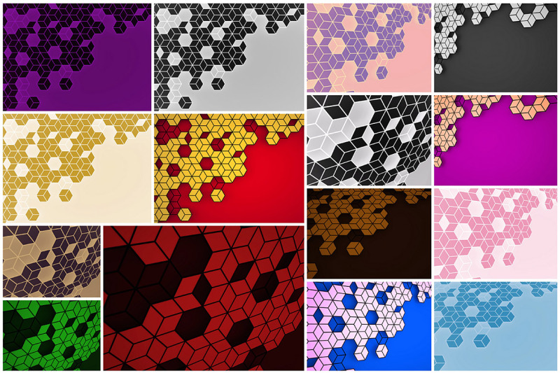 rhombus-cluster-backgrounds