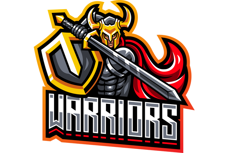 warriors-esport-mascot-logo