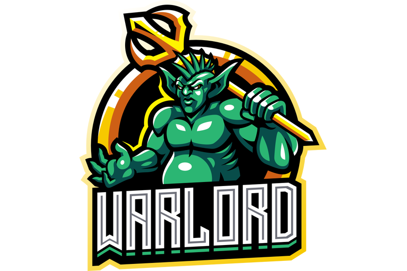 warlord-esport-mascot-logo-design