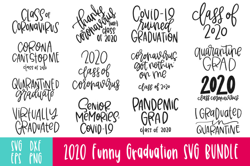 Download 2020 Graduation Quotes SVG Bundle By Affinity Grove | TheHungryJPEG.com