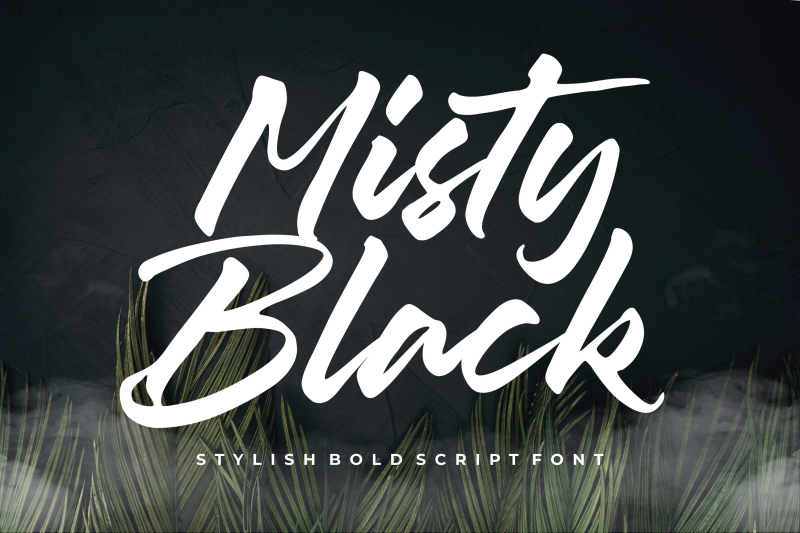 misty-black-stylish-bold-script-font