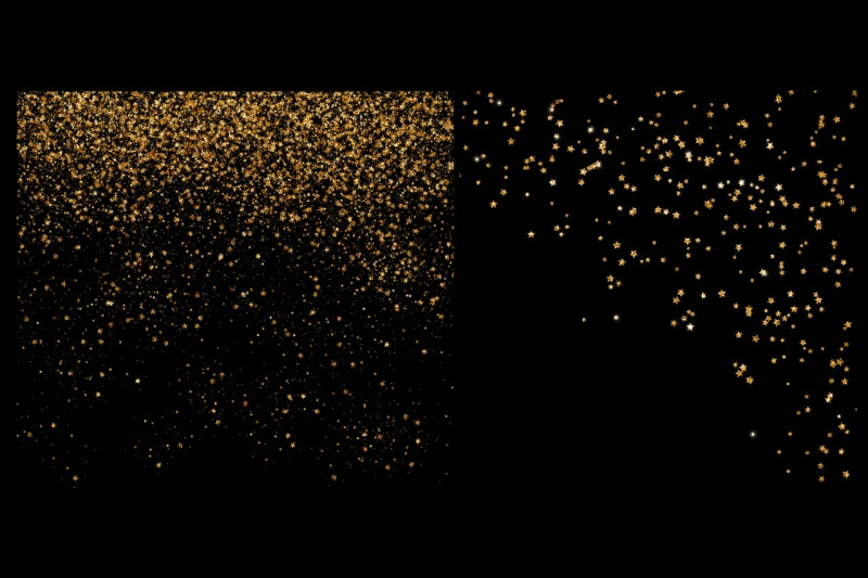 gold-glitter-star-overlays