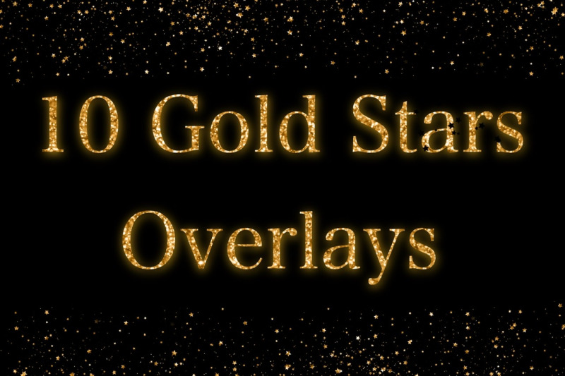 gold-glitter-star-overlays