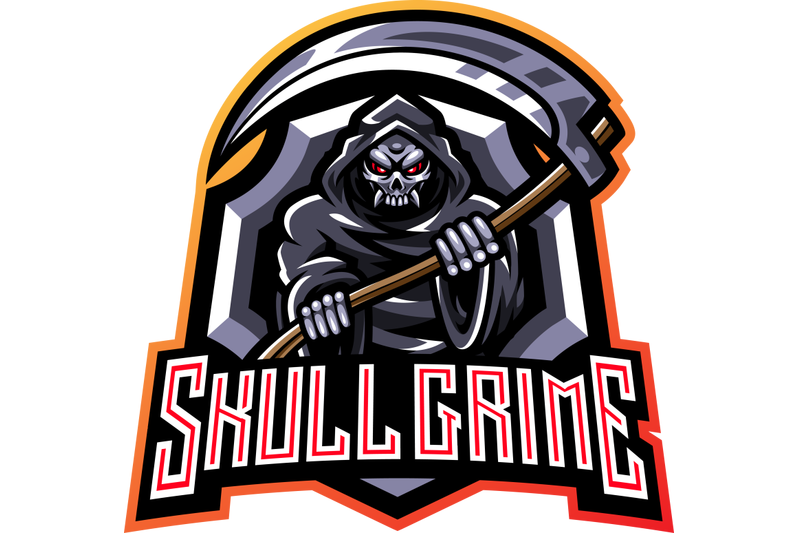 skull-grime-esport-mascot-logo