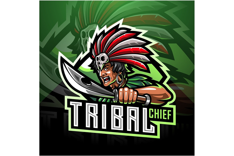 tribal-chief-esport-mascot-logo