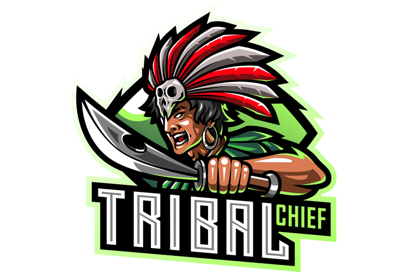 tribal-chief-esport-mascot-logo