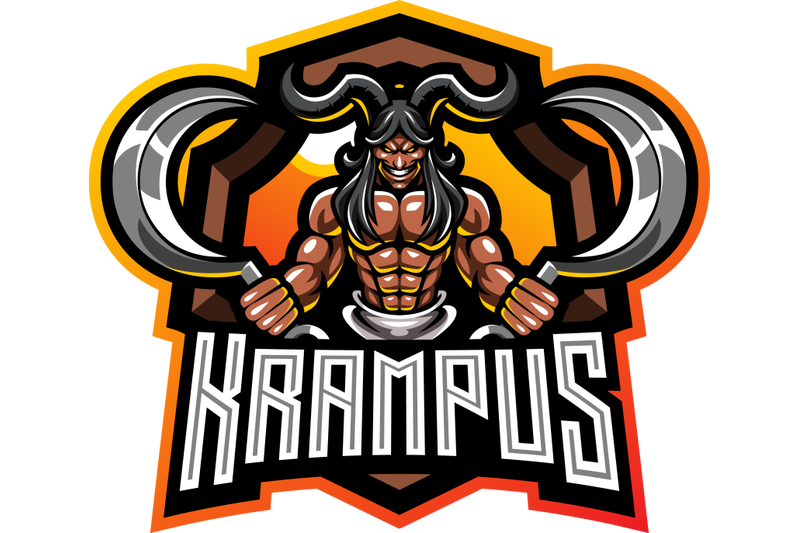 krampus-esport-mascot-logo