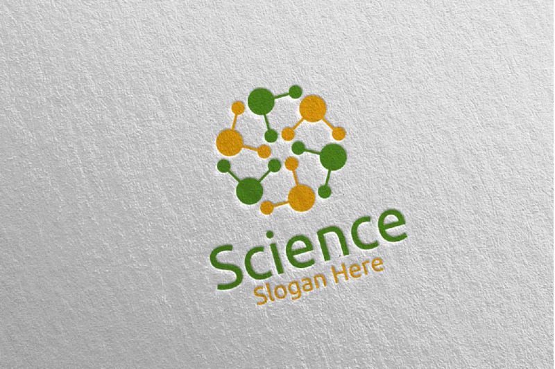 Free Vector | Science logo design template