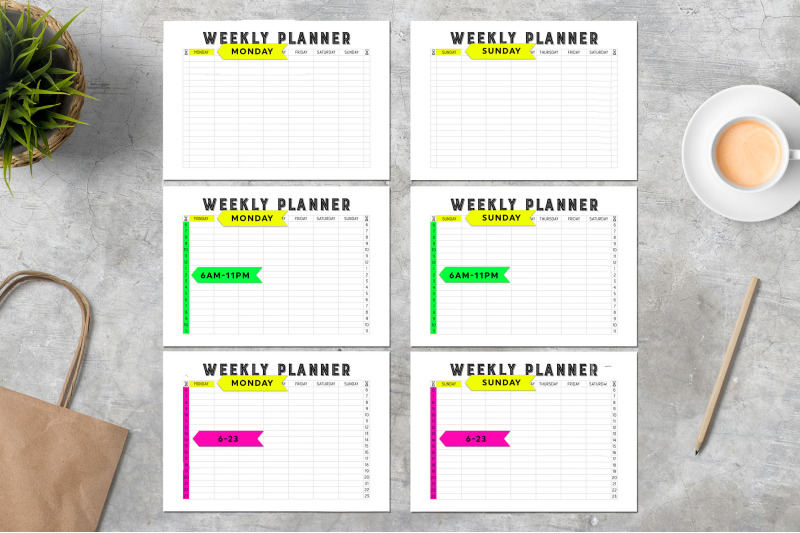 weekly-planner-a4-minimalistic