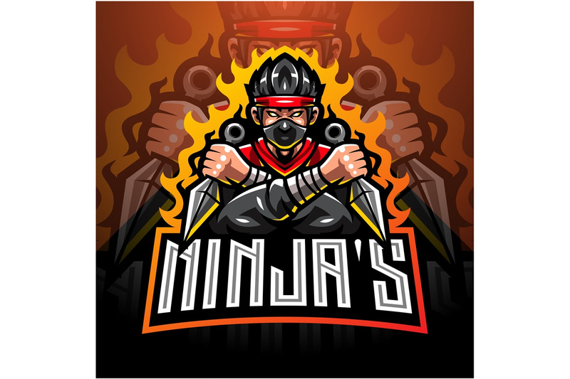 ninja-esport-mascot-logo