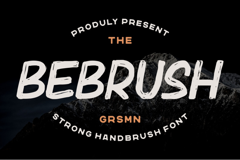 bebrush-hand-brush-font