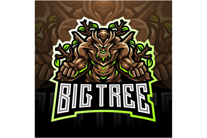 tree-esport-mascot-logo