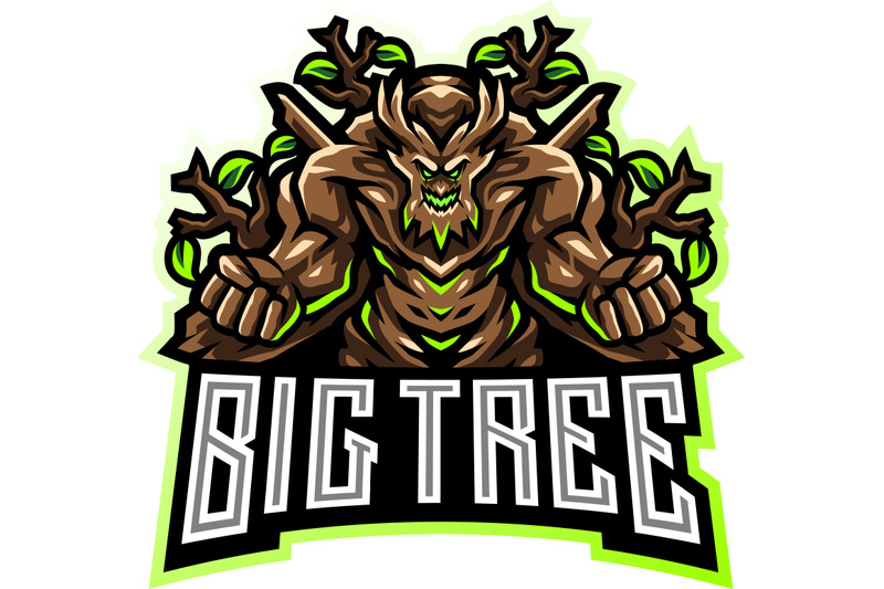 tree-esport-mascot-logo
