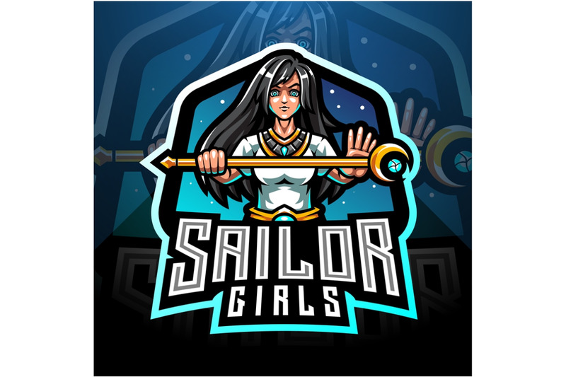 sailor-girls-esport-mascot-logo