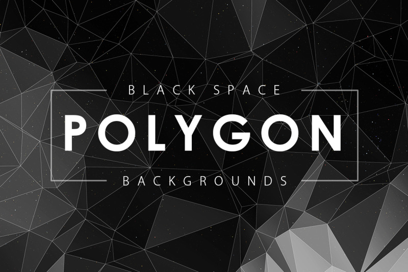 black-space-polygon-backgrounds