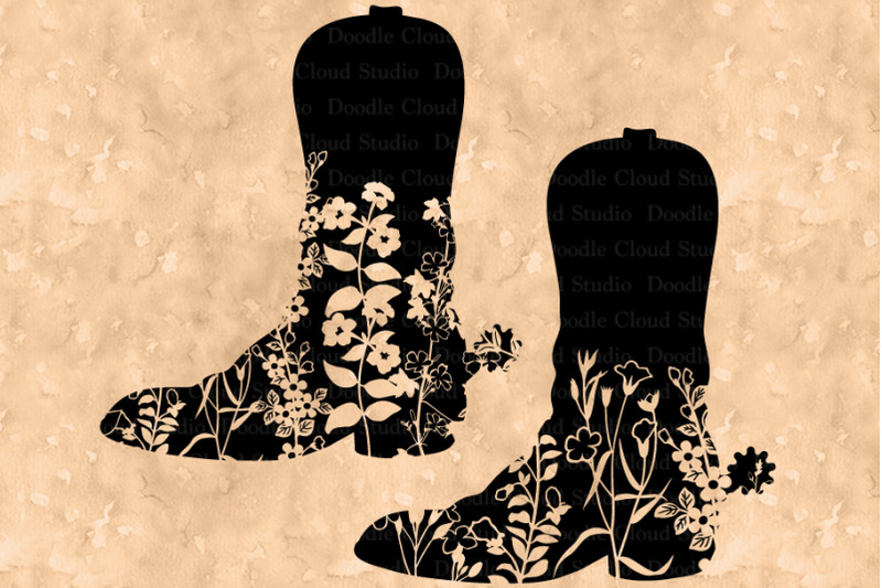 cowboy-floral-boot-svg-cowgirl-floral-boots-svg