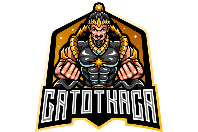 gatotkaca-esport-mascot-logo