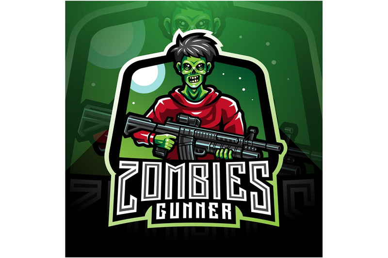 zombie-gunner-esport-mascot-logo