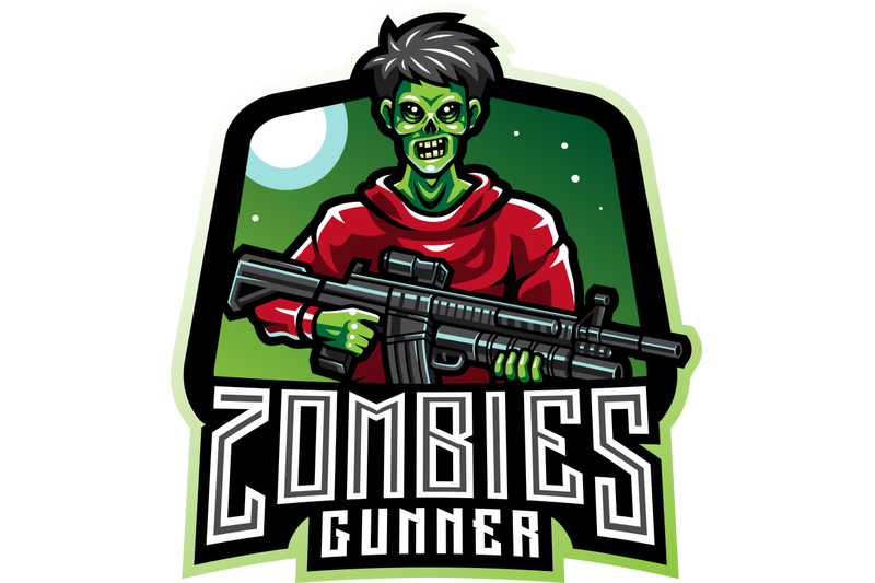 zombie-gunner-esport-mascot-logo
