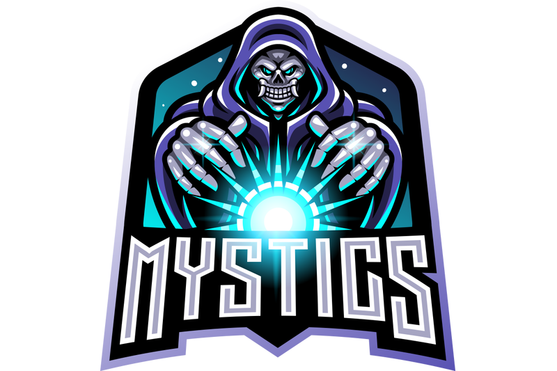 skull-wizard-esport-gaming-mascot-logo-holding-a-magical-ball