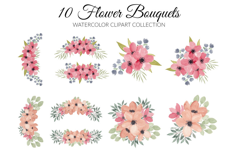 petal-flower-watercolor-clipart-collection