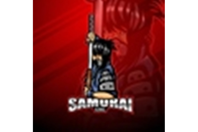 samurai-girl-esport-mascot-logo