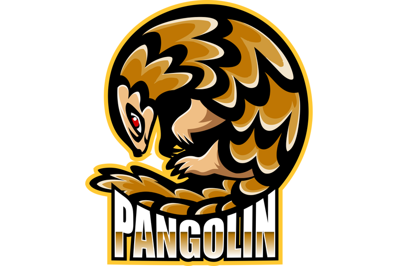 pangolin-esport-mascot-logo