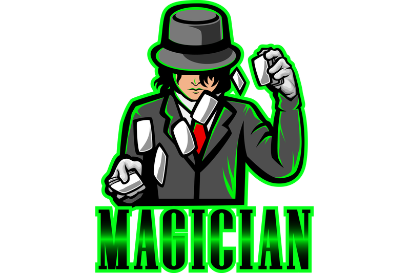 magician-esport-mascot-logo