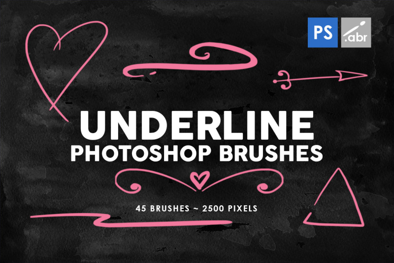 45-underline-photoshop-stamp-brushes-vol-2