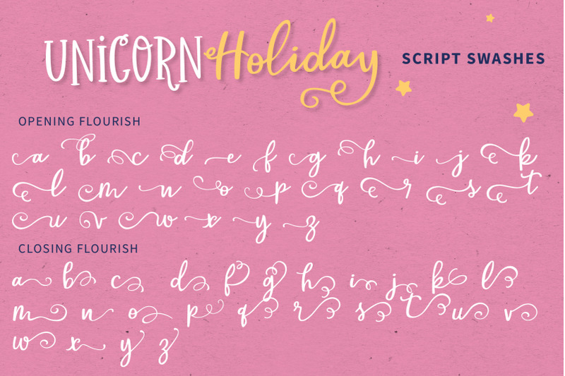 unicorn-holiday-font-duo